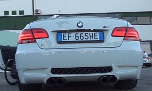 BMW M3 E92 with Akrapovic Titanium Exhaust Screams