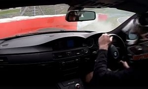 BMW M3 Has ABS Failure on Nurburgring, Stops Inches Away From a Crash