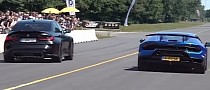BMW M3 Has One Brave Soul, Drag Races Lamborghini Huracan Performante