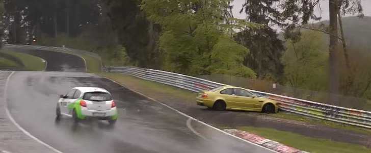 BMW M3 Has Ridiculous Slow-Motion Nurburgring Crash