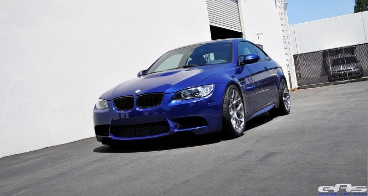 BMW M3 in Interlagos Blue on HRE Wheels