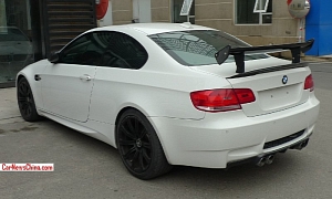 BMW M3 Needs a Lot of Downforce in China