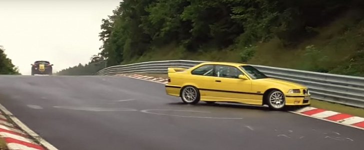 BMW M3 Nurburgring Near Crash
