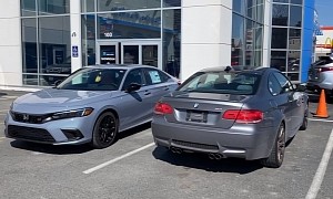 BMW M3 Owner Trades It In for 2022 Honda Civic Si, the Deal Makes Sense