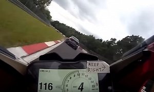 BMW M3 Ring Taxi vs. Ducati V4 Nurburgring Chase Is an Overtaking Lesson