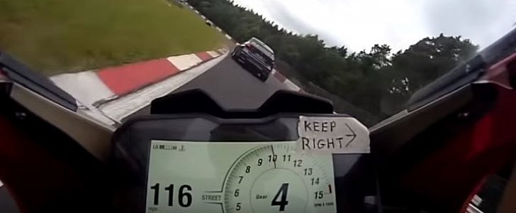 BMW M3 Ring Taxi vs. Ducati V4 Nurburgring Chase