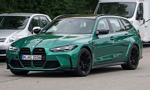 BMW M3 Touring Goes Green in Real-Life Photos, Super Wagon Looks Spectacular in the Open