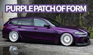 BMW M3 Touring Poses on Vintage Wheels That Cost As Much as an Old E36 M3
