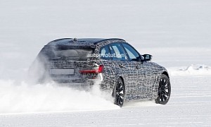 BMW M3 Touring Snow Drifting Is a Fantasy Fulfilled, No Manual or RWD Available
