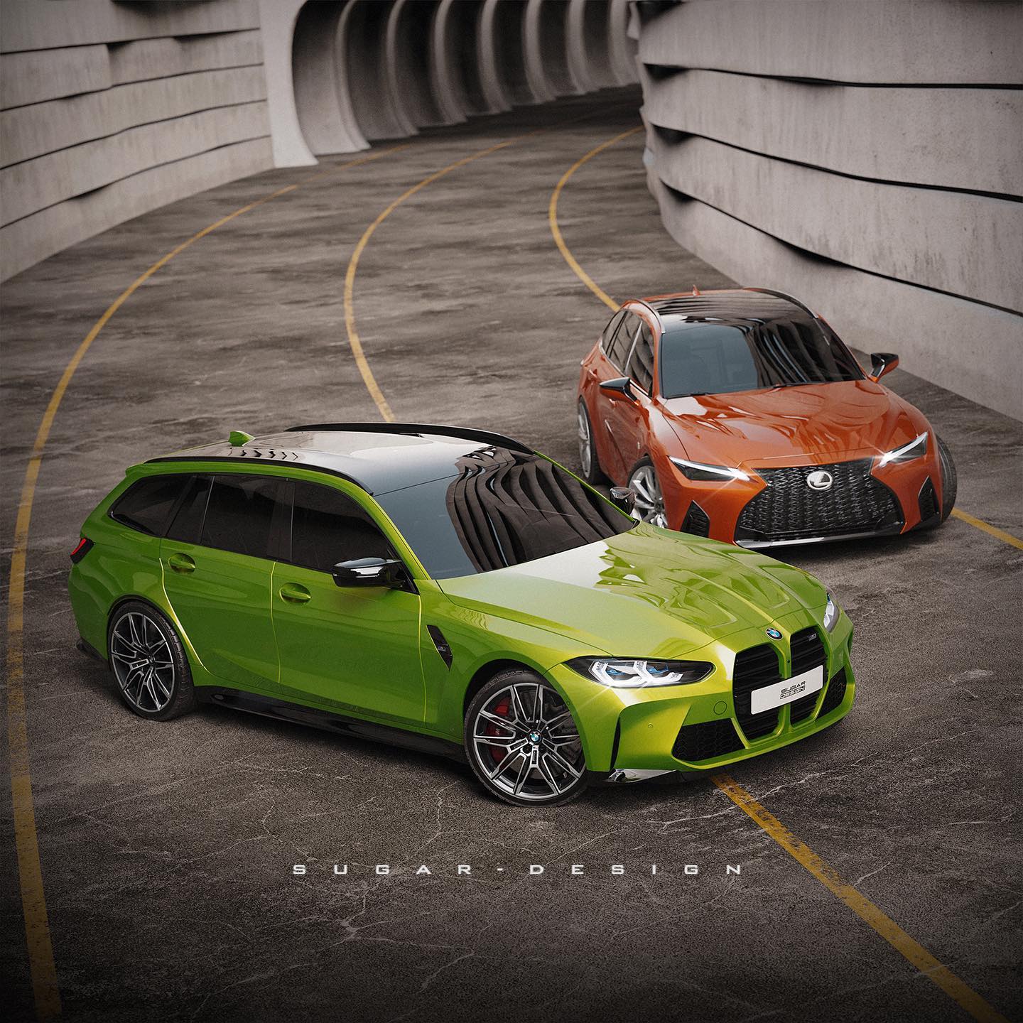 BMW M3 Touring vs. Lexus IS Sportwagon, the Brawl We Crave for but
