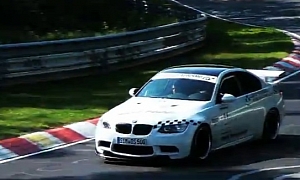 BMW M3 with Akrapovic Exhaust Hooning Video