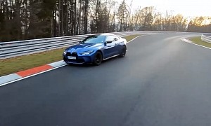 BMW M4 Competition Proves Itself on the Nurburgring, Gets 7:30 Time