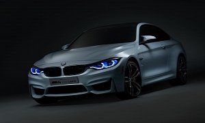 BMW M4 Concept Iconic Lights Brings Intelligent Laser Beams and OLEDs at CES
