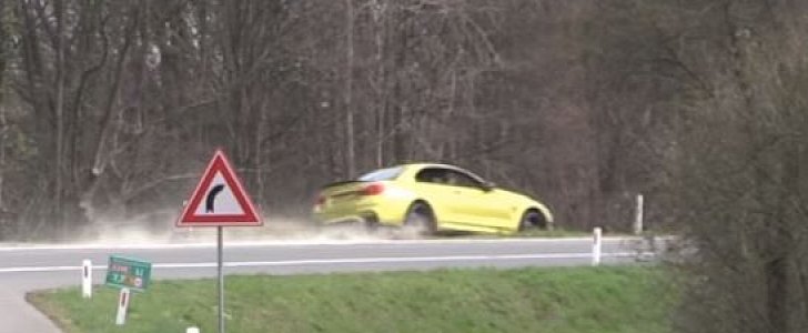 BMW M4 Convertible crash