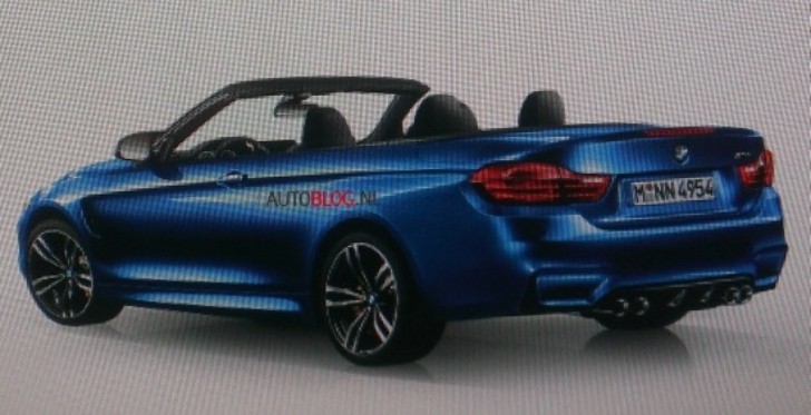 BMW M4 Convertible leaked image