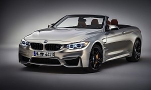 BMW M4 Convertible Launched in Individual Moonstone Metallic