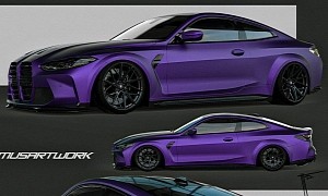 BMW M4 Coupe's Hips Don't Lie, Rendering Fights Fire With Fire