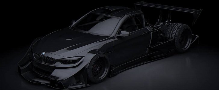 BMW M4 Gets Pagani Zonda Revolution Makeover: rendering