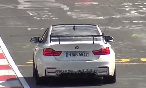 BMW M4 GTS Spotted Out Testing a New Rear Wing – Video