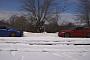 BMW M4 Plays Tug of War with a Subaru WRX STI, in the Snow!