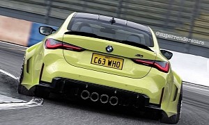 BMW M4 Rendered with "Does This Make My Behind Look Fat?" Widebody Kit