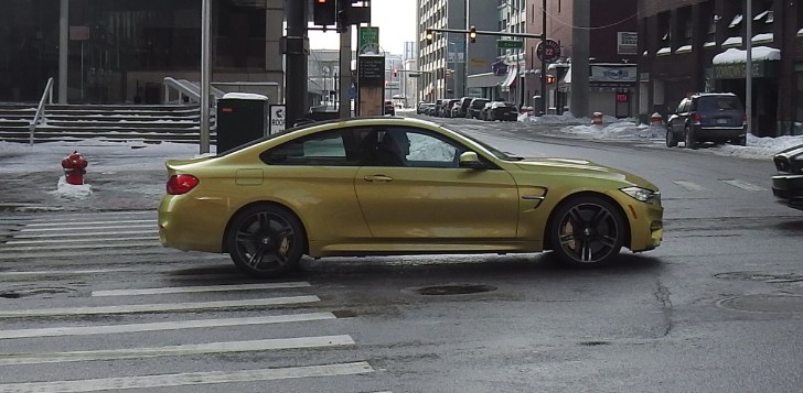 BMW F82 M4 spotted in detroit
