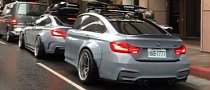 UPDATE: BMW "M4" Towing Matching "M4" Trailer Is a Glitch in the Matrix