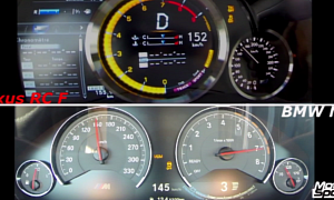 BMW M4 vs Lexus RC F Acceleration Comparison Is Surprising