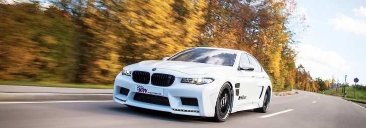 BMW M5 with KW suspension