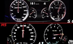 BMW M5 and Mercedes-Benz S63 AMG Coupe Rush to 280 km/h. Which Is Faster?