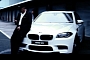 BMW M5 Competition Package Races an HP4 Bike on Philip Island Track