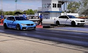 BMW M5 Competition vs. BMW M3 Drag Race Proves Power Isn't Everything