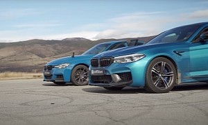 BMW M5 Competition vs. Tuned BMW 340i Drag Race Is Millimeters Close