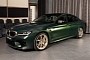 BMW M5 CS on Display in Abu Dhabi Looks Amazing in Frozen Deep Green Metallic