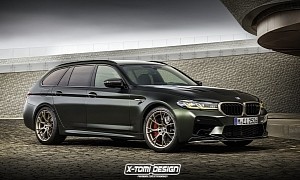 BMW M5 CS Takes the Virtual Touring Route, Would Make a Great Audi RS6 Rival