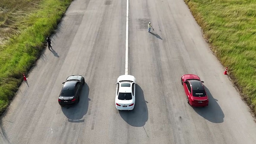 BMW M2 vs M5 vs M3, The Powerful ///M Models, DRAG RACE