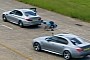 BMW M5 F10 Doesn't Have the Balls To Beat Older E60 in a Drag Race; History Is Unfair