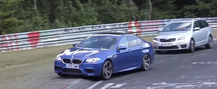 BMW M5 Makes Awkward Nurburgring Pass