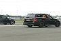 BMW M5 Takes Down Mercedes-Benz E63 AMG S Estate on the Drag Strip