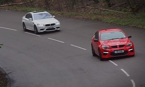 BMW M5 vs Vauxhall VXR8 Drift Off. Which Is Better?