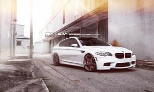 BMW M5 with ADV.1 Wheels Shows You How to Look Good Without Trying too Hard