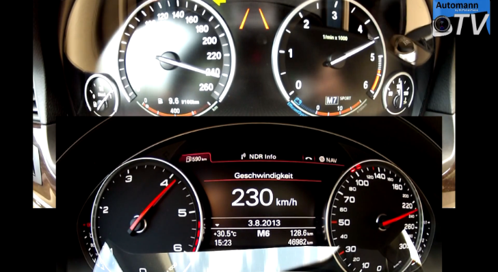 BMW M550d xDrive vs Audi A7 Biturbo