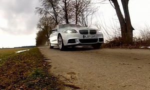 BMW M550d xDrive 0-250 km/h Test