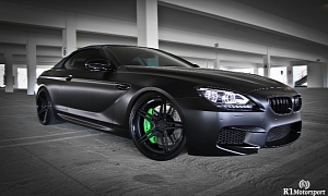 BMW M6 Convertible Is Stunning in Satin Black