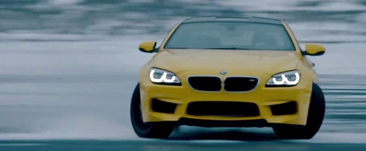 BMW M6 Demonstrates Frozen Drifting in Northern Canadian Rockies