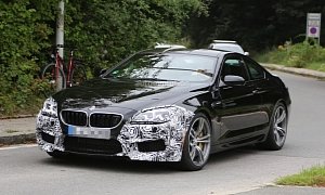BMW M6 Facelift Spied Testing in Production Guise
