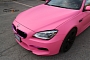 BMW M6 Goes Feminine With Matte Pink Wrap