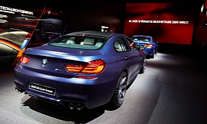 BMW M6 Gran Coupe Shows Up at 2013 IAA in Frozen Purple