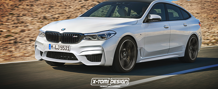 BMW M6 Gran Turismo Rendering Like a Tesla With a Body Kit