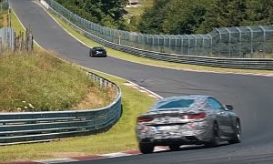 BMW M8 Chases 2019 Porsche 911 on Nurburgring, Debut Imminent